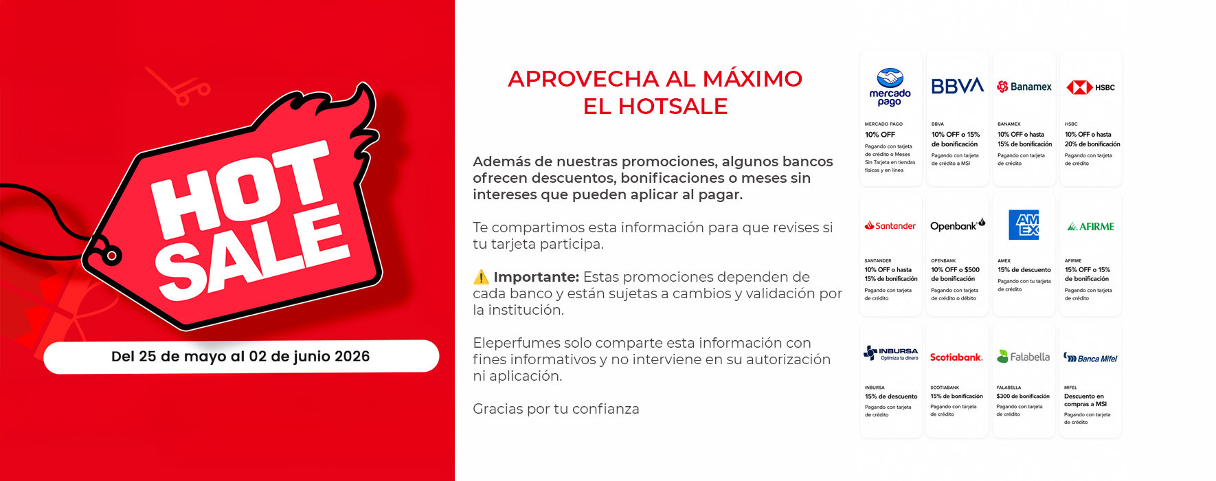 tarjetas otras promociones